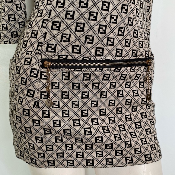 fendi monogram mini dress Treasures of NYC